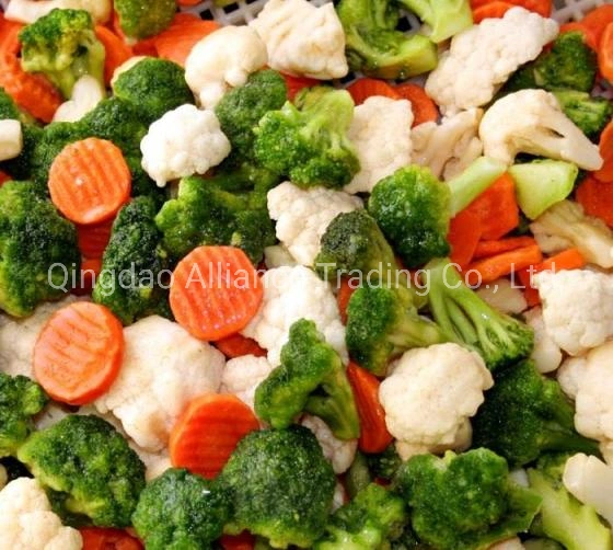 China Frozen 2/3/4 Ways Mixed Vegetables with Green Peas/Sweet Corn/Carrot/Beans/Cauliflower/ Broccoli