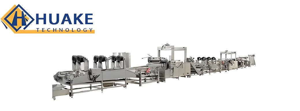 Frozen French Fries Machinery 100kgh Semi Automatic French Fried Production Line Frozen French Fries Production Line