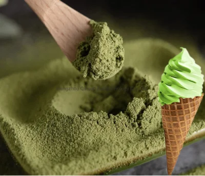 Polvere di gelato al gusto Matcha per ghiaccio morbido o duro